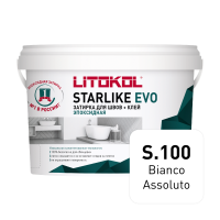 Эпоксидная затирка Starlike EVO\Старлайк ЭВО S.100 BIANCO ASSOLUTO 1кг