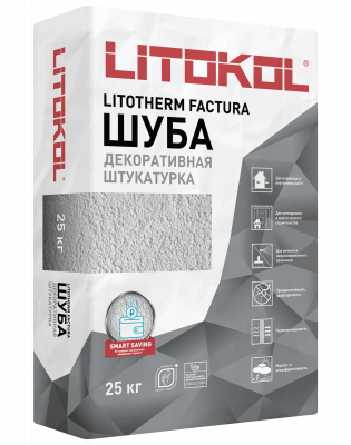Декоративная штукатурка «шуба» LITOTHERM FACTURA