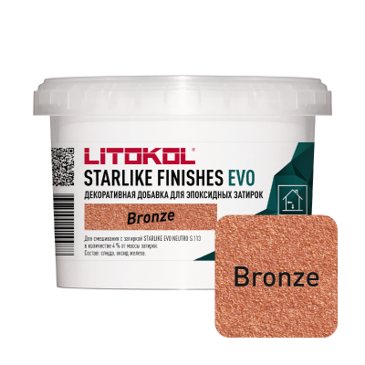 Декоративная добавка бронзового цвета STARLIKE® FINISHES  BRONZE